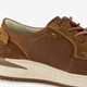 Leren heren sneakers cognac