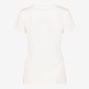 Dames T-shirt met luipaardprint wit