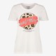 TwoDay dames T-shirt met luipaardprint wit