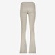 Dames flared broek met print beige groen