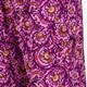 Wijde dames broek met paisley print paars