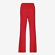 Wide leg broek met bies en sterren rood