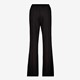 Wide leg broek met bies en sterren zwart