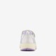 Meisjes sneakers metallic zilver paars