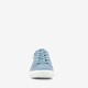 Suede dames sneakers lichtblauw