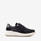 Suede dames sneakers blauw