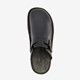 Leren heren pantoffels zwart