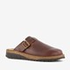 Hush Puppies leren heren pantoffels bruin