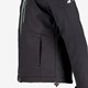 Gevoerde kinder softshell jas zwart