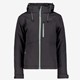 Gevoerde kinder softshell jas zwart