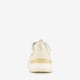 Meisjes dad sneakers metallic goud