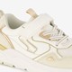 Meisjes dad sneakers metallic goud