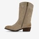 Suède meisjes western laarzen beige