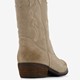 Suède meisjes western laarzen beige