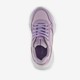 Meisjes dad sneakers paars metallic