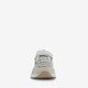 Meisjes sneakers beige met pastelkleuren