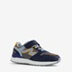 Jongens sneakers blauw met oranje details