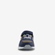 Jongens sneakers blauw met oranje details