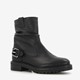 Hush Puppies leren dames boots zwart