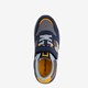 Jongens sneakers blauw met oranje details