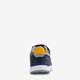Jongens sneakers blauw met oranje details