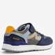 Jongens sneakers blauw met oranje details