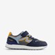 Jongens sneakers blauw met oranje details
