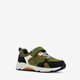 Jongens sneakers groen met oranje details