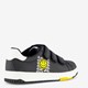 Jongens sneakers zwart met smiley