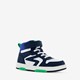 Hoge jongens sneakers blauw/wit