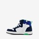 Hoge jongens sneakers blauw/wit