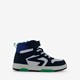 Hoge jongens sneakers blauw/wit