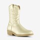 Meisjes western boots goudkleurig
