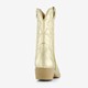 Meisjes western boots goudkleurig