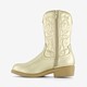 Meisjes western boots goudkleurig