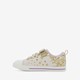 Meisjes sneakers wit met glitters