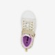 Meisjes sneakers wit met glitters
