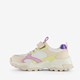 Meisjes dad sneakers beige/pastel