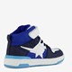 Hoge jongens sneakers blauw met ster