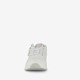 Dames sneakers wit met ritsje