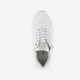 Dames sneakers wit met ritsje