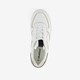 Dames sneakers wit met gouden details