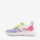Dames dad sneakers wit neon accenten
