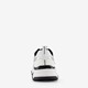 Dames dad sneakers wit grijs