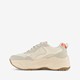 Dames dad sneakers beige met glitters