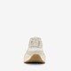 Dames dad sneakers beige met glitters