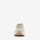 Leren dames sneakers beige