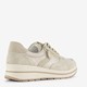 Leren dames sneakers beige