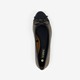 Dames ballerina zwart goud