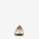Dames ballerina beige goud